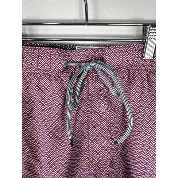 Ted Baker London Men's 7 = US 40 Basket Lined Swim Trunks Pink Geometric EUC - Picture 4 of 16